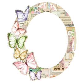 Simple Vintage Flower Shoppe Chipboard Frames