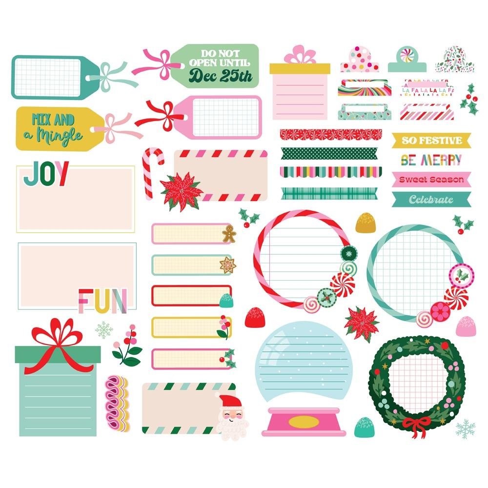 Hard Candy Christmas Bits & Pieces Die-Cuts Journal