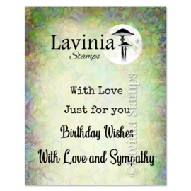 LAV677 Heartfelt Verses Stamp