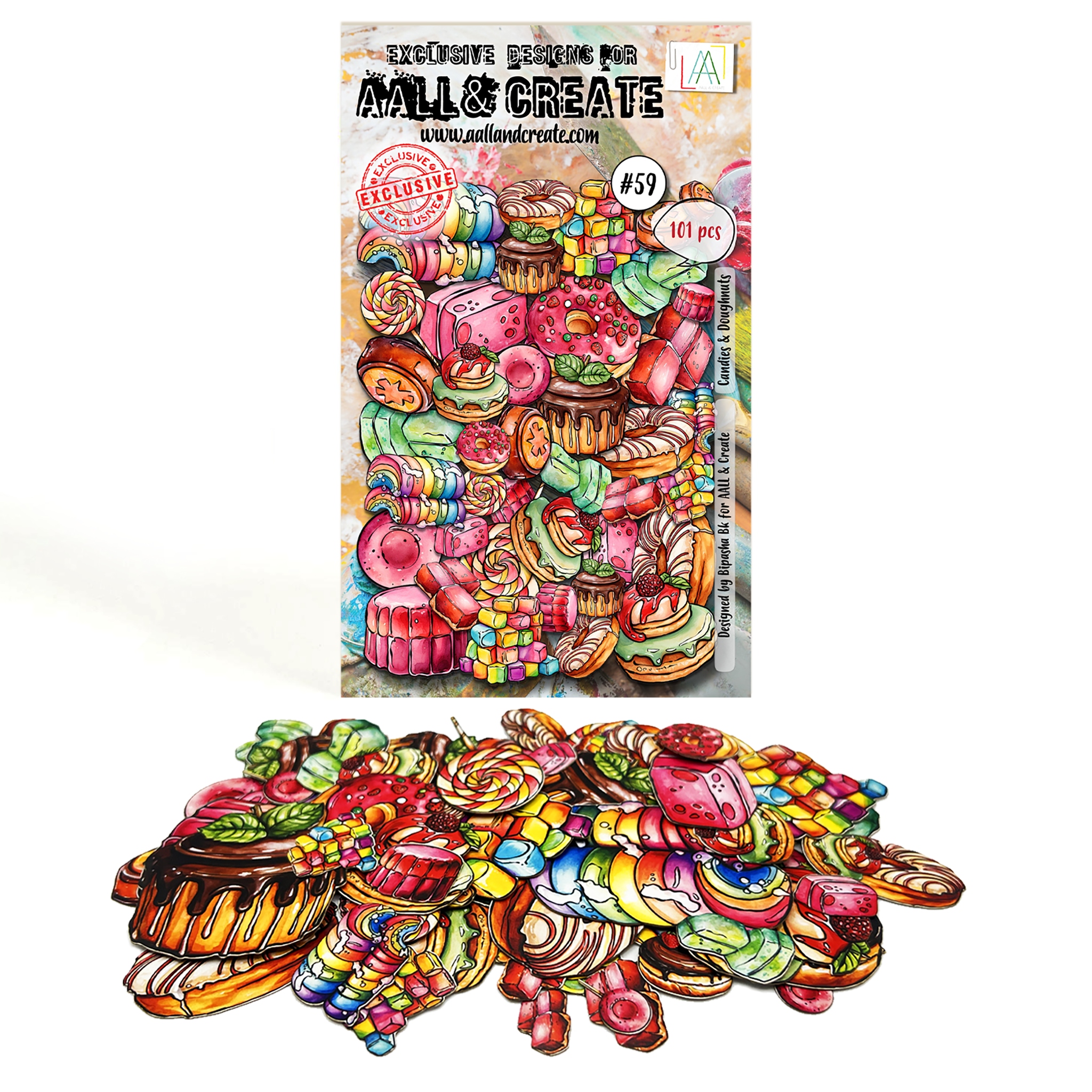 #059 Candies & Doughnuts Ephemera Die Cuts