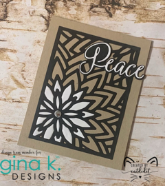 Dahlia Flower Cover Plate Die