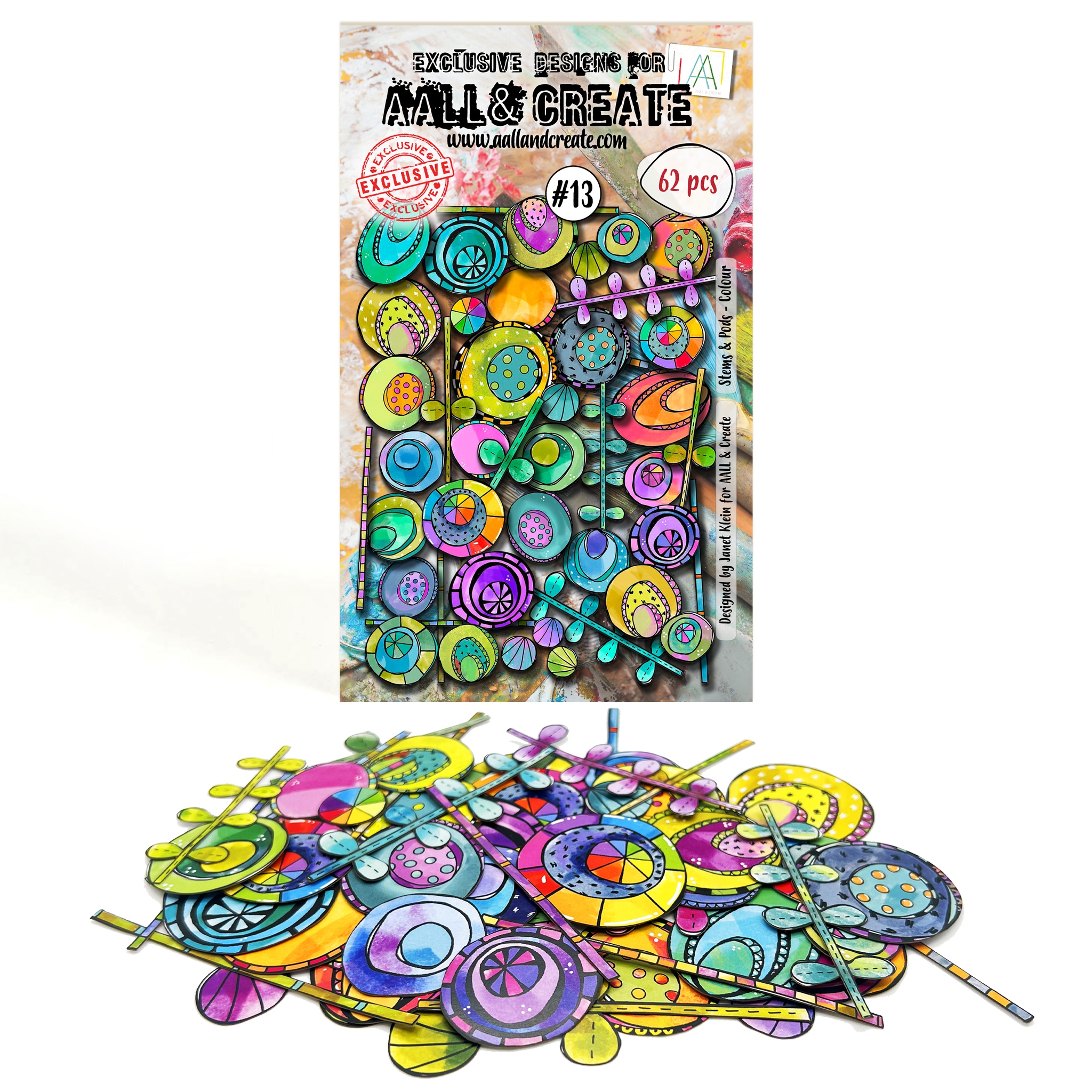 #013 Stems & Pods ColourEphemera Die Cuts