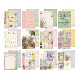 Simple Vintage Meadow Flowers Paper Pad 6"X8"