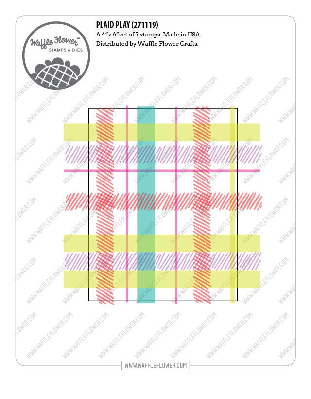 Plaid Play Stamp Set