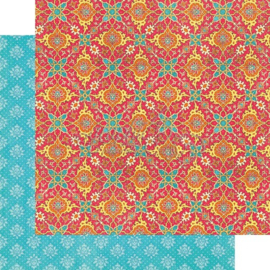 Bohemian Bazaar Paper Pad  12x12 Inch