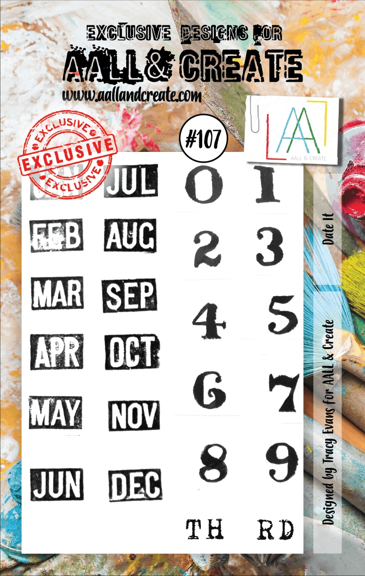 #0107 Date It A7 Clear Stamp Set