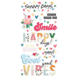 Sunny Days Foam Stickers
