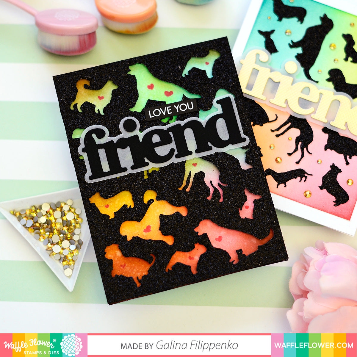 Subsentiments Friends-n-family Diecut - Black
