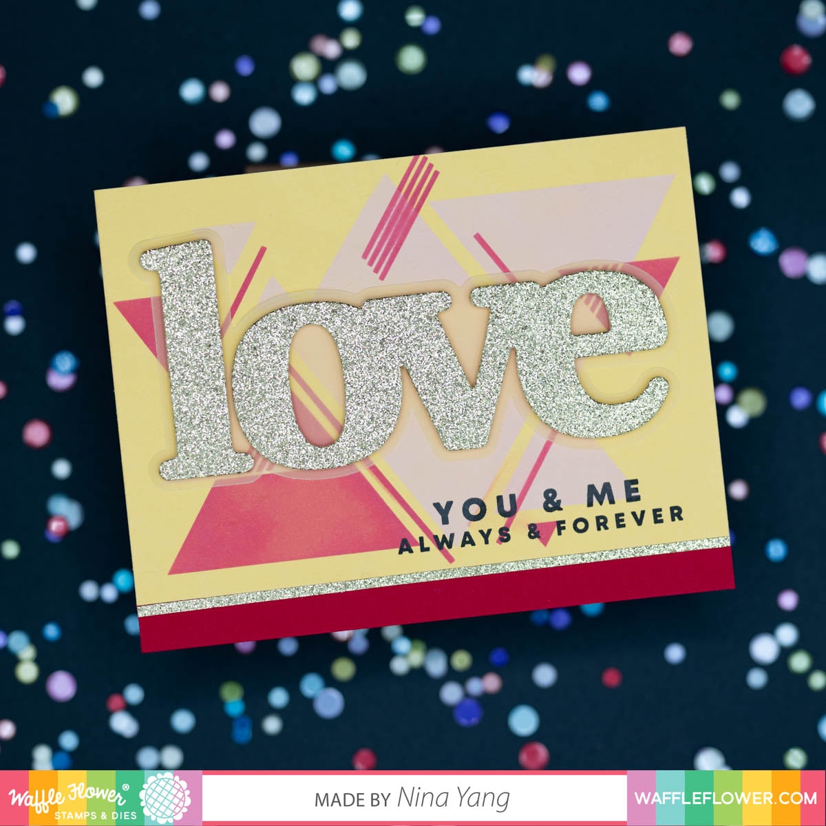 Oversized Love Print