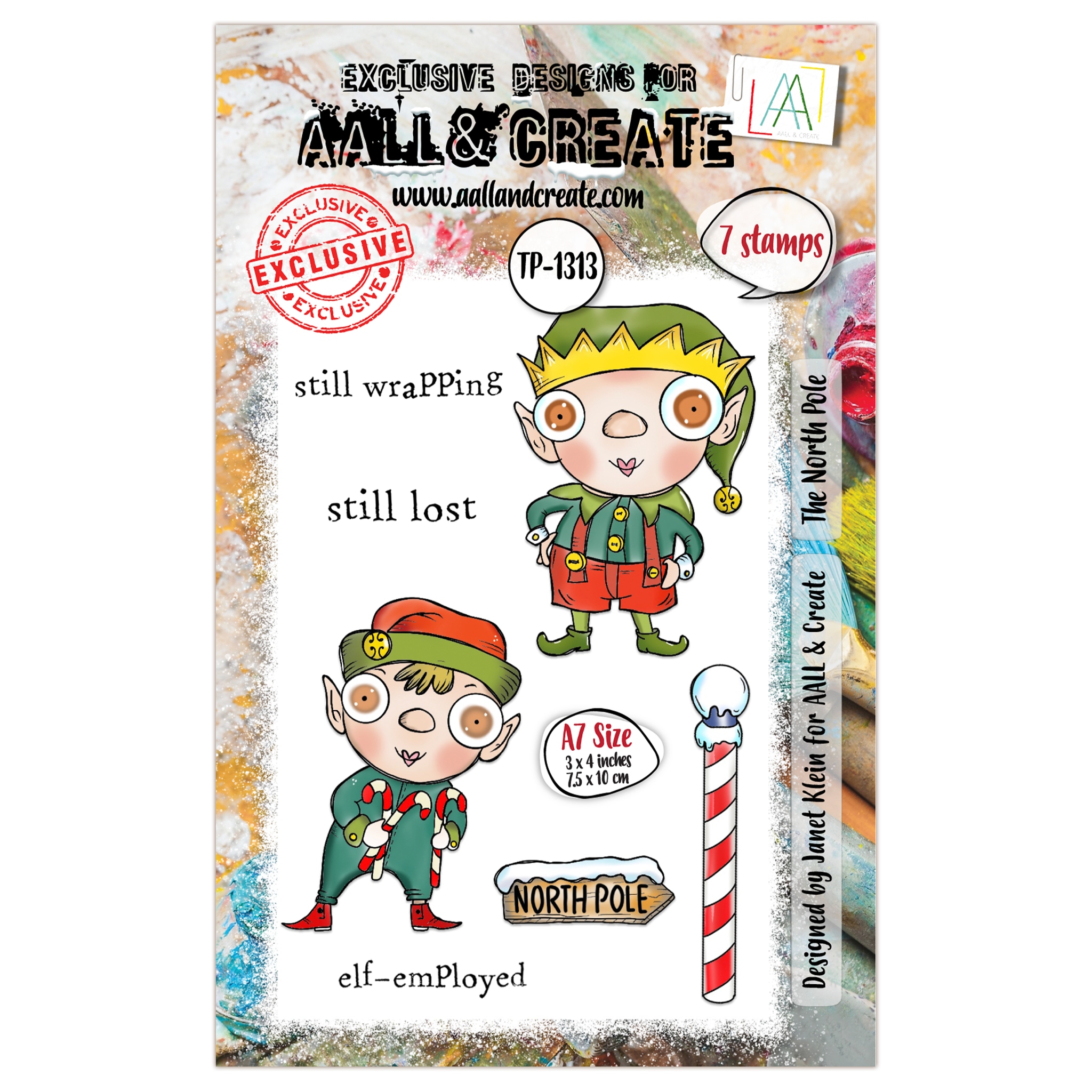 #1313 The North Pole A7 Stamp Set