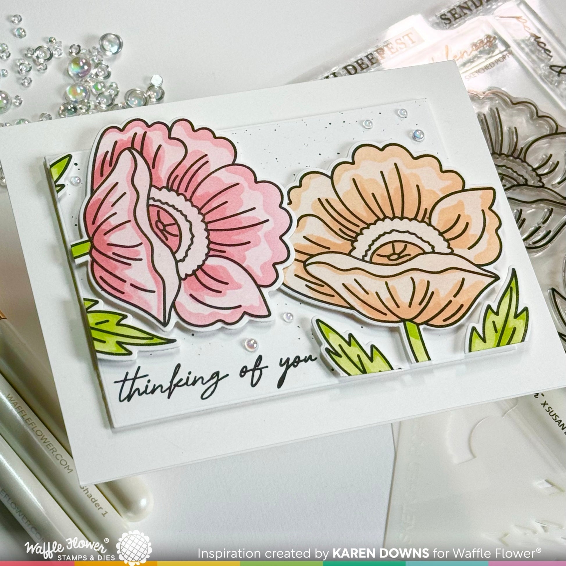 Sketched Poppy Stamp Set