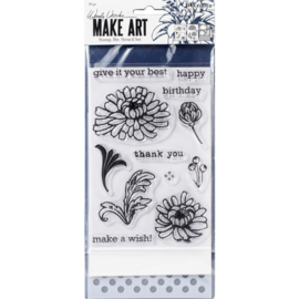 Make Art Stamp, Die & Stencil Set Thank You