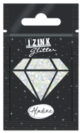 Izink Glitter Silver Stars