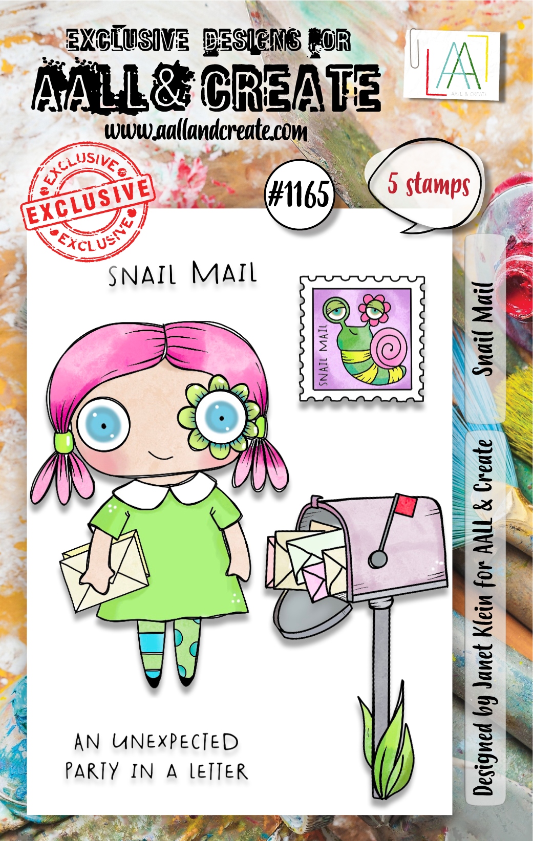 #1165 Snail Mail A7 Stamp Set