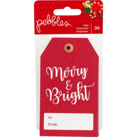Cozy & Bright Cardstock Tags
