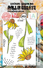 #0851 Rise & Shine A7 Clear Stamp Set