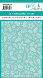 Holiday Flora Embossing Folder