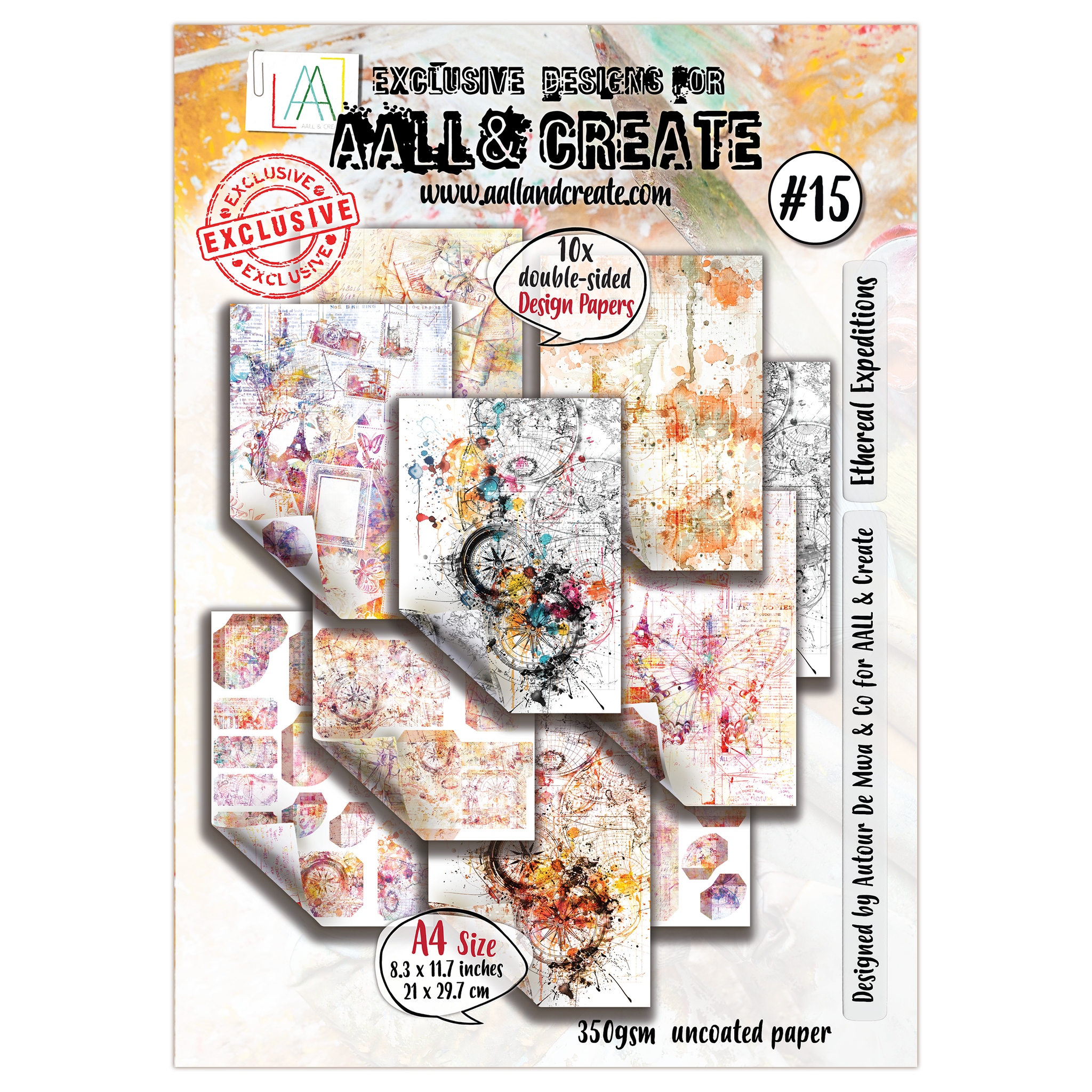#15 Ethereal Expeditions A4 Design Paper