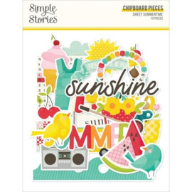 Sweet Summertime Chipboard