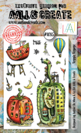 #1085 - A6 Stamp Set - Veggie Voyage