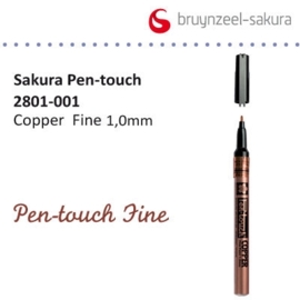 Sakura marker fijn 1.0mm koper