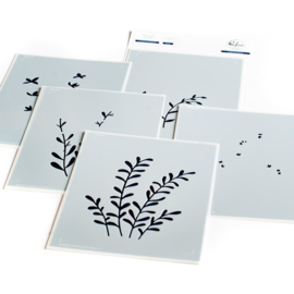 Enchanting Meadows Stencils A2