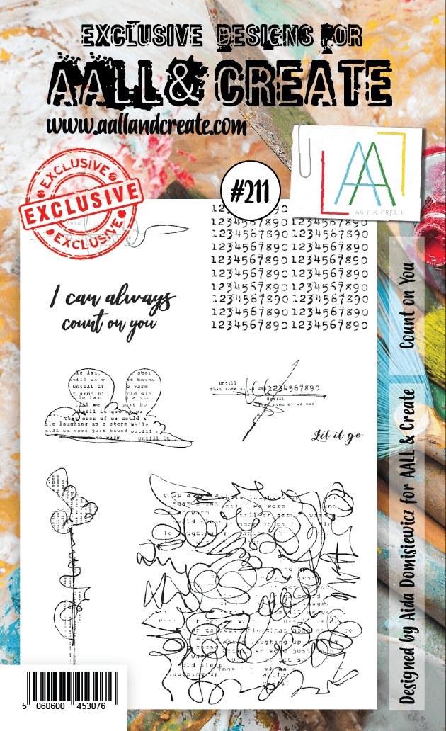 #0211 Count On You A6 Clear Stamp Set