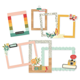 Hello Today Layered Chipboard Frames Die-Cuts