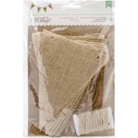 Burlap Pennants