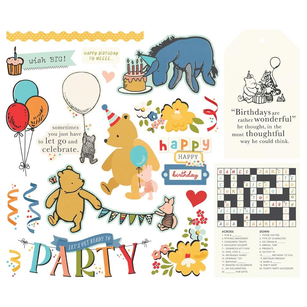 Say Cheese Classic Pooh Bits & Pieces Die-Cuts Big