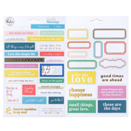 Everyday Musings Phrase Stickers