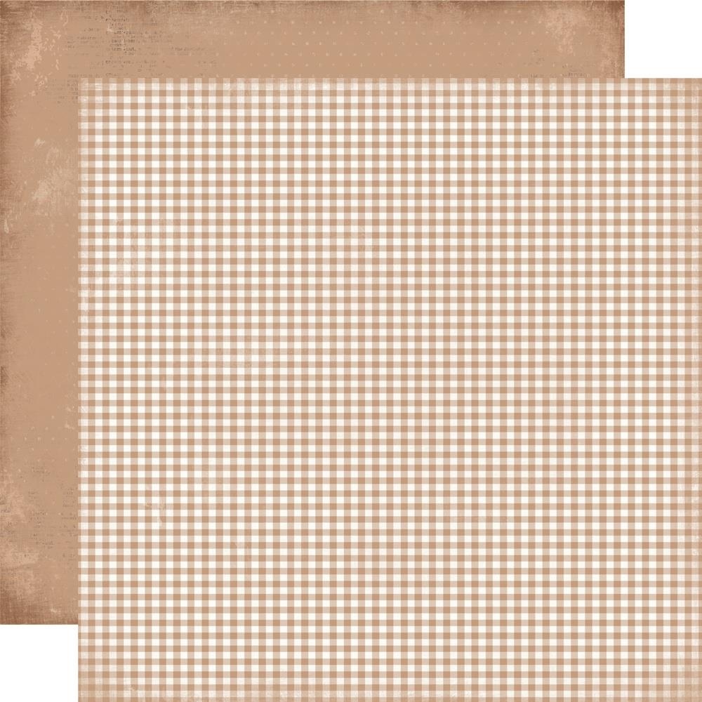Believe Gingerbread Gingham