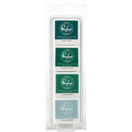 Premium Dye Cube Ink Pads 4 Colors Island Oasis