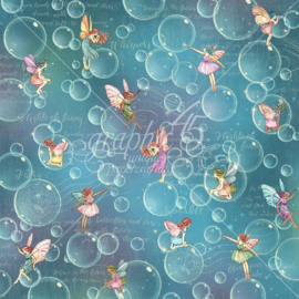 Fairie Wings Blowing Bubbles