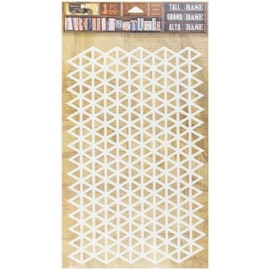 Architextures Adhesive Tall Base Triangle Grid