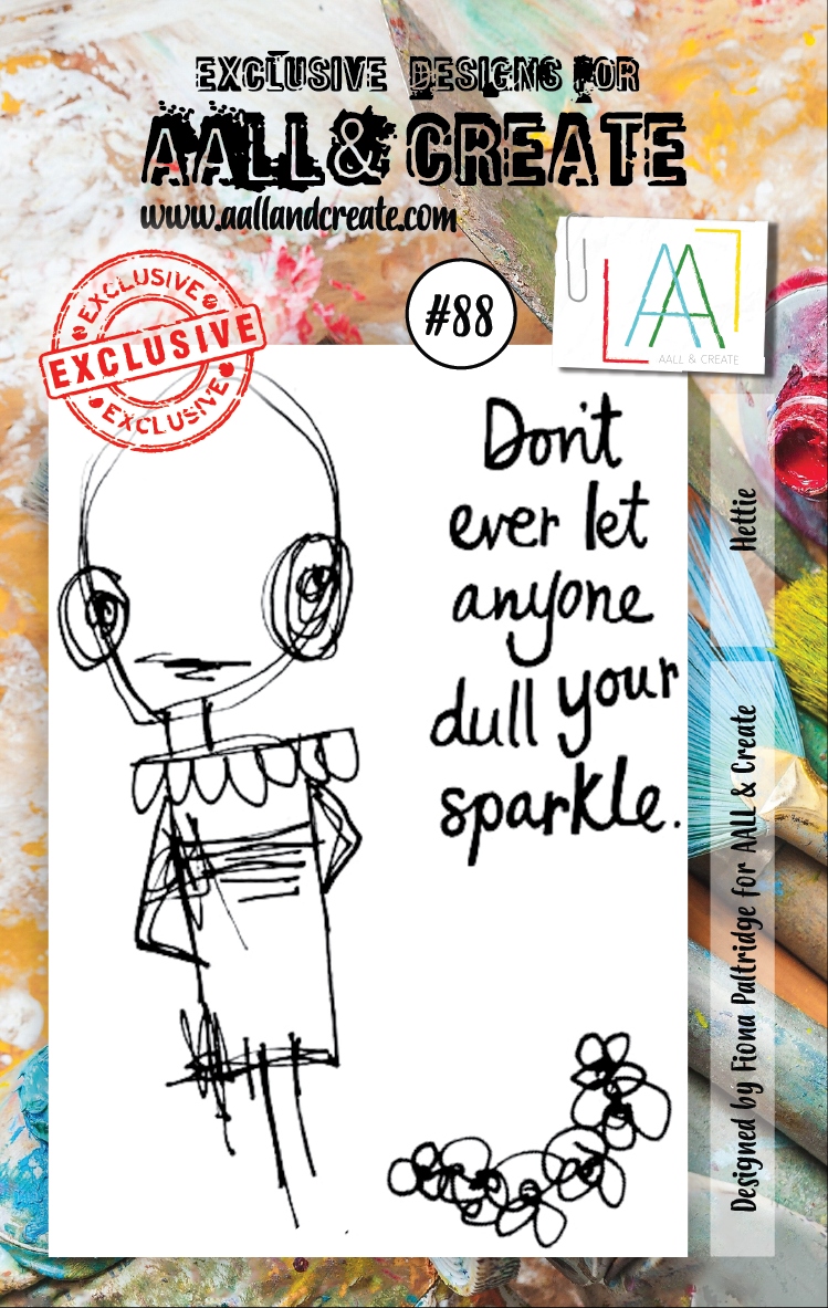 #0088 Hettie A7 Clear Stamp Set