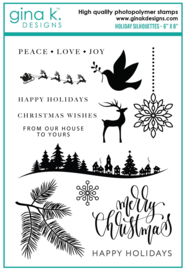 Holiday Silhouettes Stamps