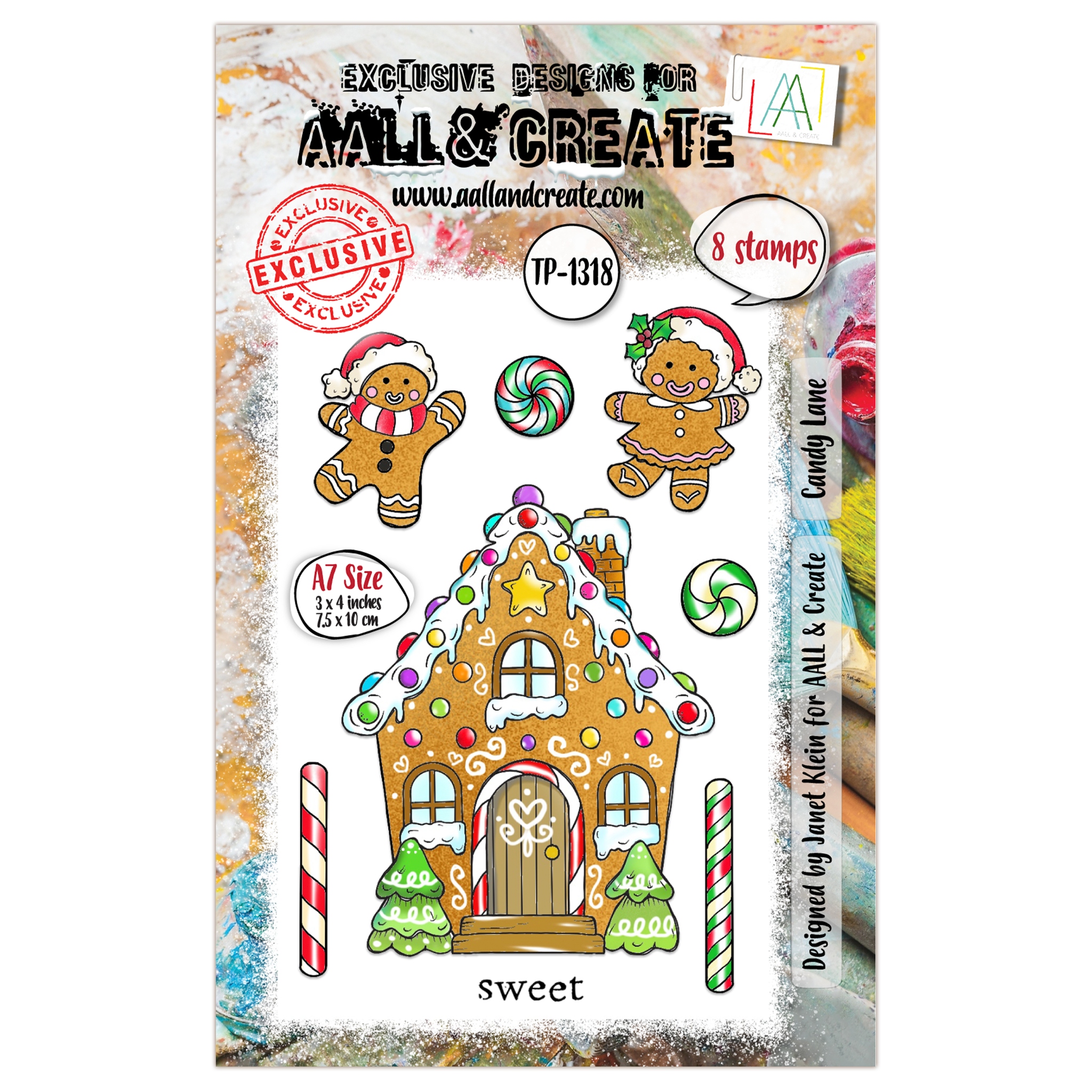 #1318 Candy Lane A7 Stamp Set