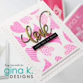 Layered Hearts Stencil