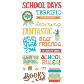 Book Fair Foam Stickers