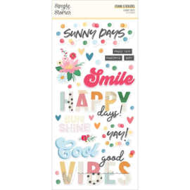 Sunny Days Foam Stickers