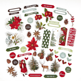 Evergreen Season Chipboard Set