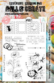 #0807 Write Me Back A5 Clear Stamp Set