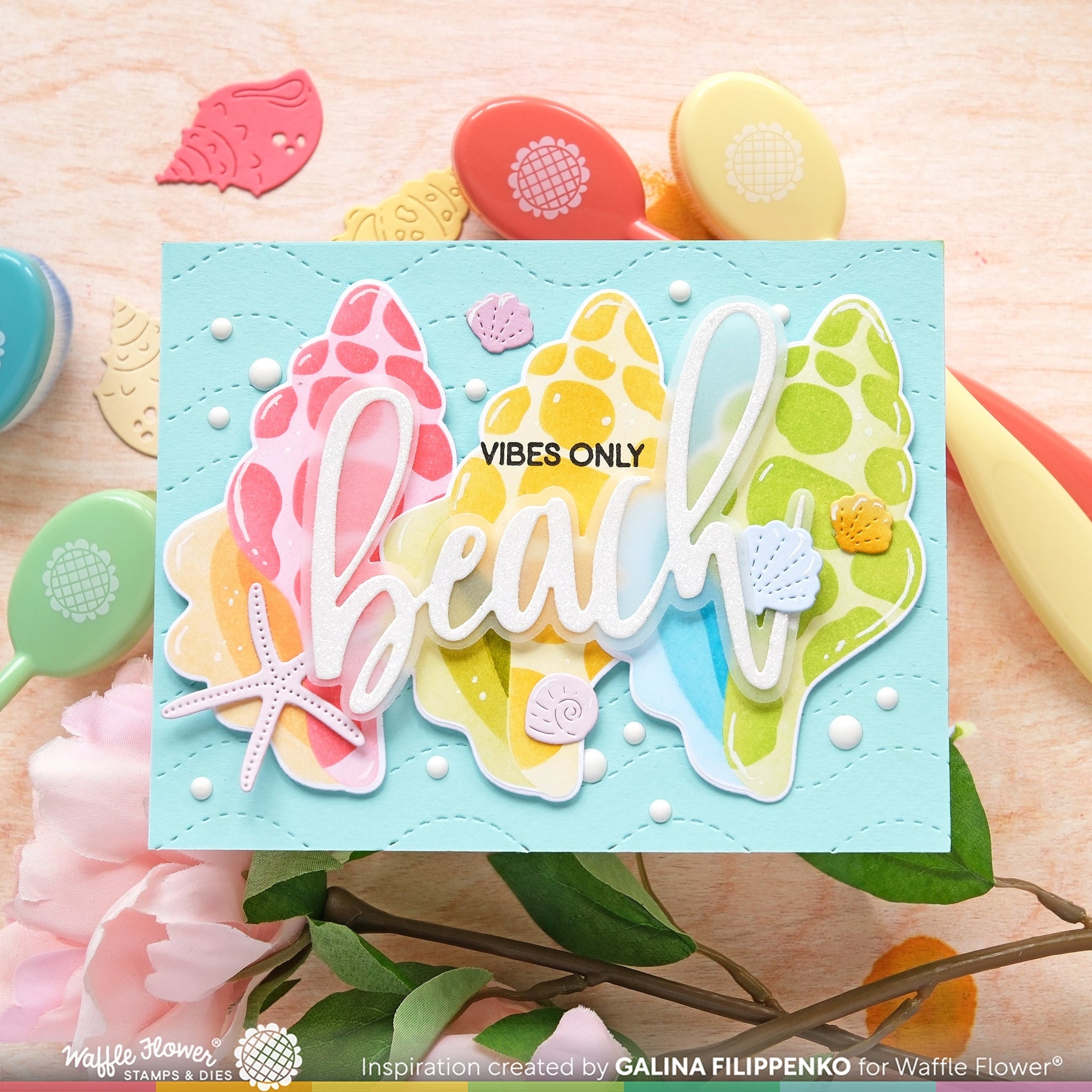 Oversized Beach Word Die