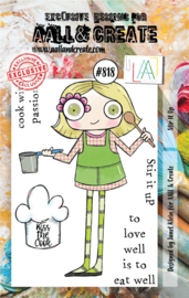 #0818 Stir It Up A7 Clear Stamp Set