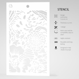 Sonora Tulum Texture Stencil 5"X8"