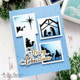 Christmas Begins with Christ Stamps