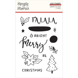 Santa's Village Clear Stamps