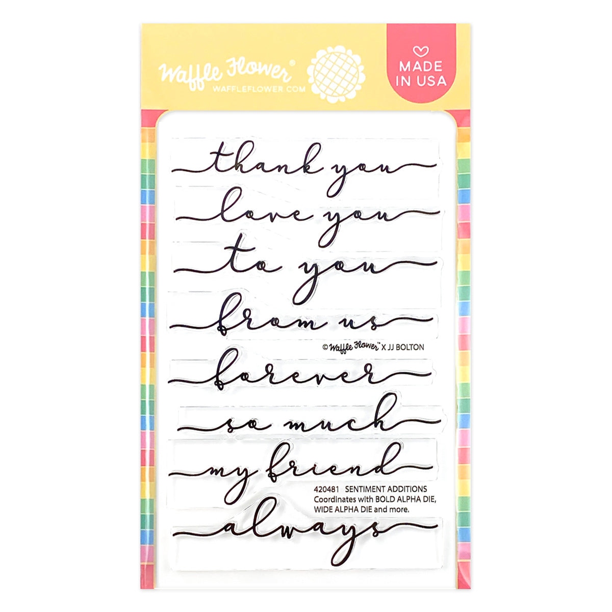 Sentiment Additions Stamp Set