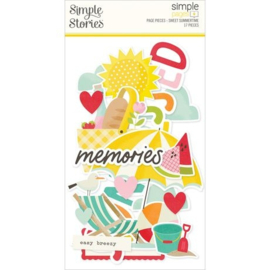Sweet Summertime Simple Page Pieces Die Cuts
